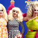 Trixie Mattel, Katya Zamolodchikova, and Alyssa Edwards on a step and repeat I was too far away to know about.